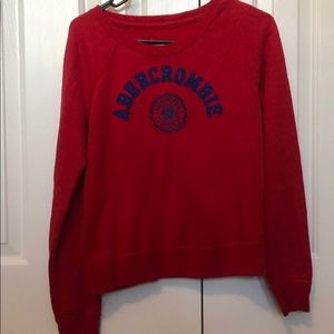Red Abercrombie Sweatshirt